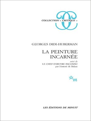 cover image of La Peinture incarnée, suivi de Le Chef-d'uvre inconnu par Honoré de Balzac